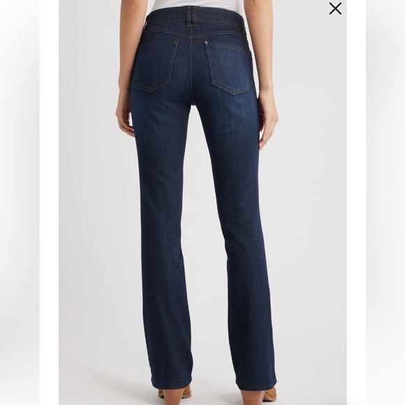 Wit & Wisdom Brittany Absolution Itty Bitty Boot Denim Jeans Size 4 Dark Wash - Picture 6 of 6